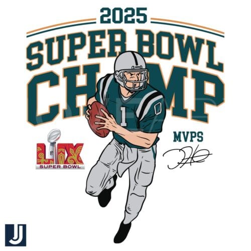 2025 Super Bowl LIX MVPs PNG Champions Edition