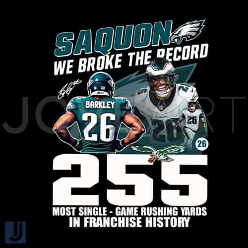 255 Saquon Milestone Smashed Eagles Record PNG