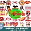 50 Kansas City Chiefs SVG Design Bundle for Fans