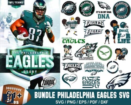 51 Philadelphia Eagles SVG Bundle Designs Fans Will Love