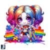 60+ Autism Awareness Cartoon Harley Quinn PNG