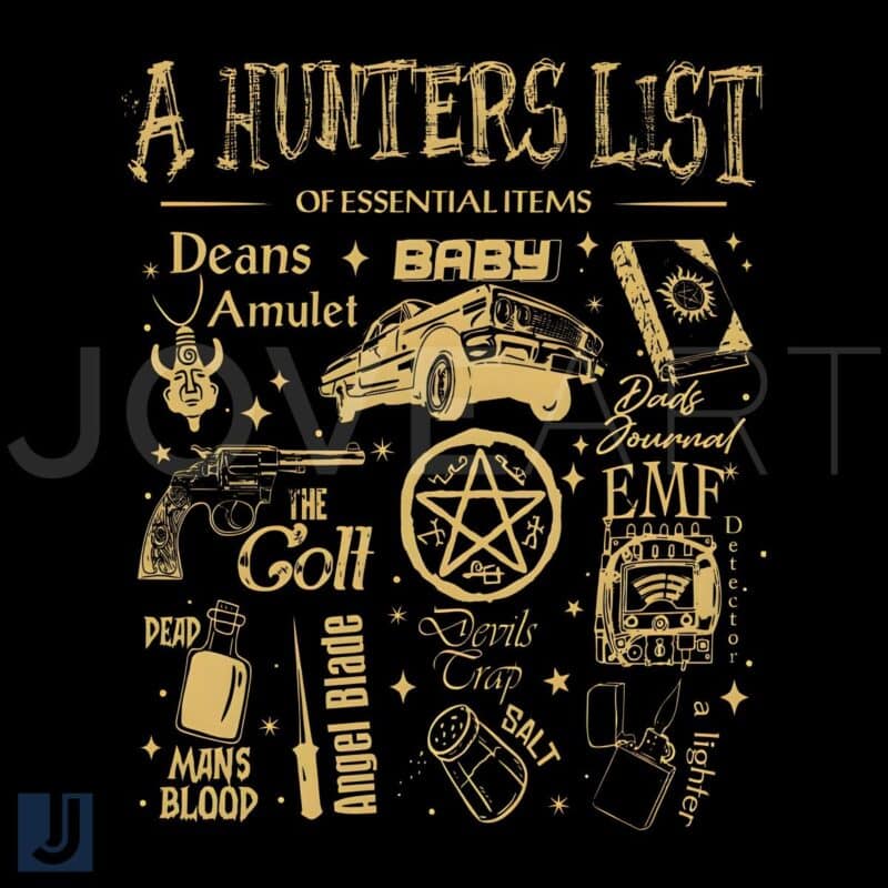 A Hunters MustHave Gear Supernatural PNG