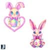 Adorable Easter Bunny PNG in Vibrant Colors