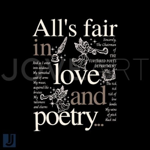 Alls Fair in Love and Poetry Taylor Swift Song SVG