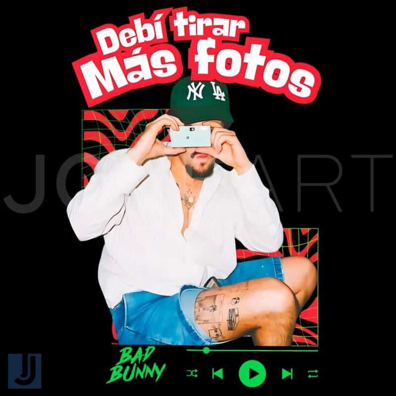 Bad Bunny Photo Album Debi Tirar Más Fotos PNG