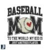 Baseball Mom SVG File Fun Stylish Digital Design