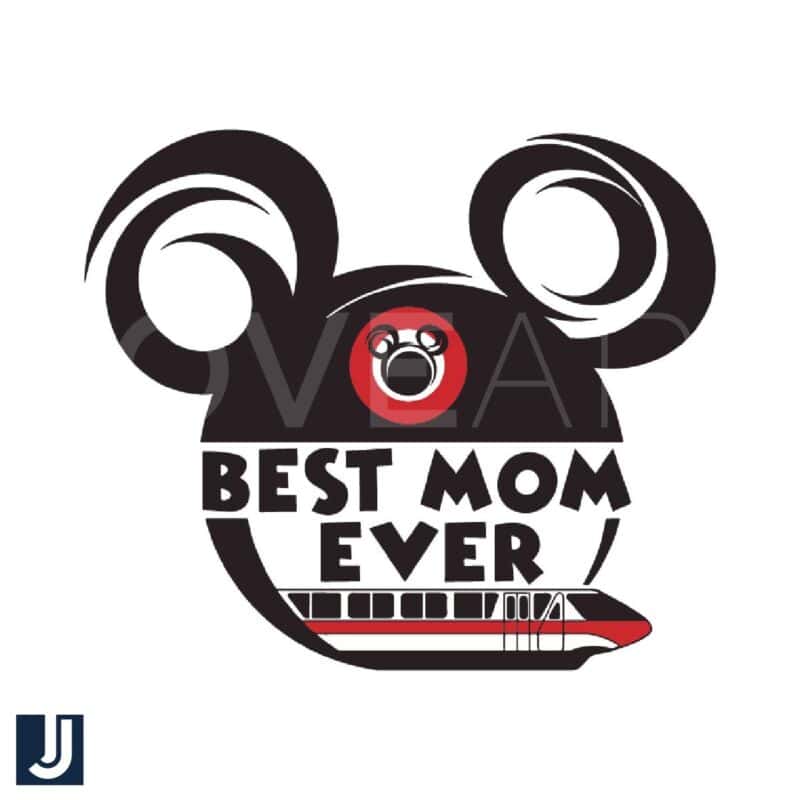 Best Mom Ever Mickey Mouse SVG Cut File