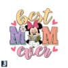 Best Mom Ever Minnie Flowers SVG Design File