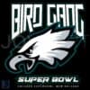 Bird Gang Eagles Logo SVG Super Bowl Champions Design