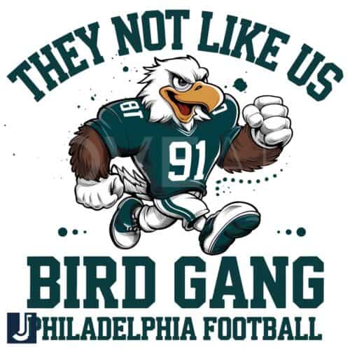 Bird Gang Pride Philadelphia Football Mascot PNG