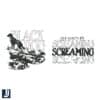 Black Dog SVG Old Habits Die Screaming Design