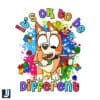 Bluey Dog It's Ok To Be Different Autism PNG