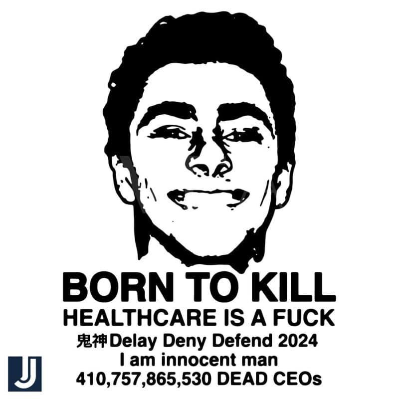 Born to Kill Healthcare Luigi Mangione SVG Design