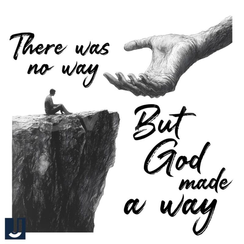 But God Made a Way Christian PNG Design