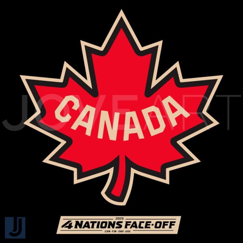 Canada 2025 Four Nations FaceOff SVG