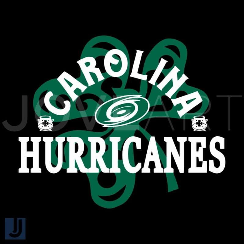 Carolina Hurricanes St Patricks Day Shamrock SVG Richmond Pride