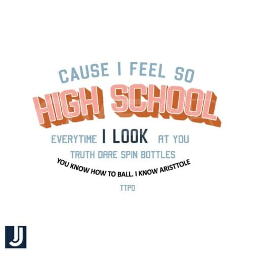 Cause I Feel So High School TTPD Album SVG Design