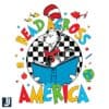 Checkered Cat in the Hat Read Across America PNG