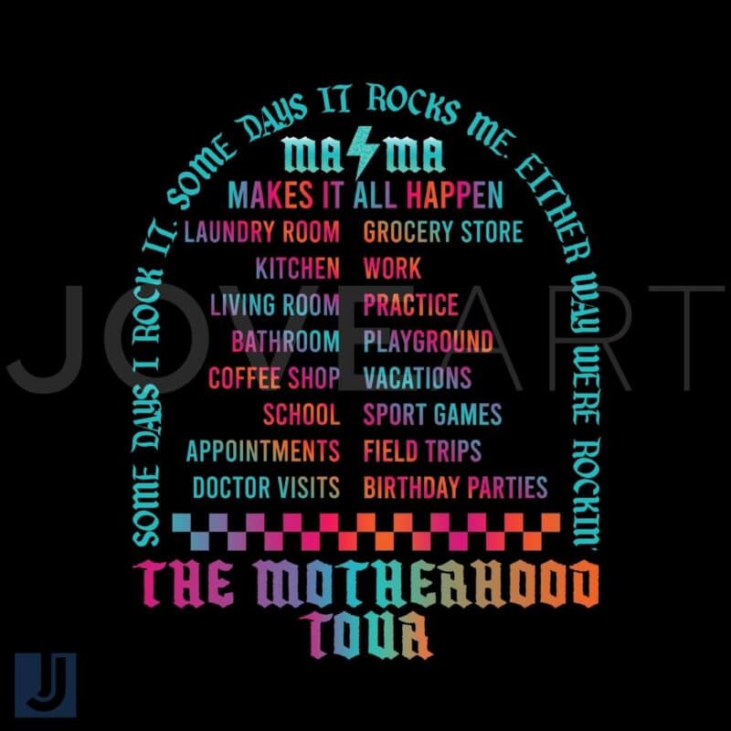 Checkered PNG for The Motherhood Tour