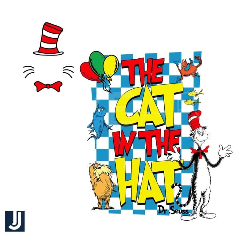 Checkered The Cat in the Hat PNG Download