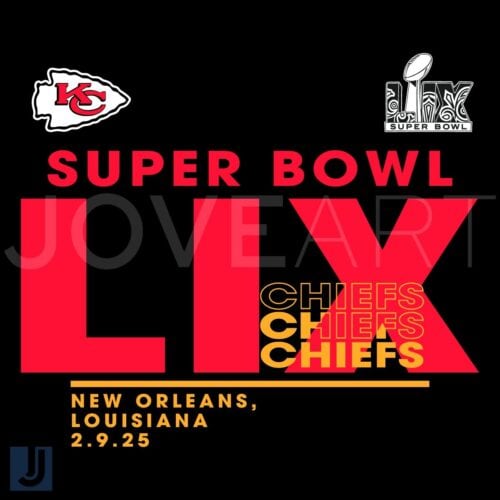 Chiefs Super Bowl LIX 2025 SVG New Orleans Victory Vibes