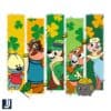 Chip n Dale Lucky Clover PNG Happy St Patricks Day