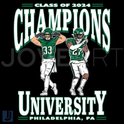 Class of 2025 Champions Philadelphia Eagles University PNG