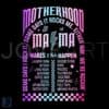 Colorful Checkered PNG for Mamas Motherhood Journey
