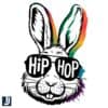 Colorful Rainbow Easter Bunny Hip Hop Sunglasses SVG