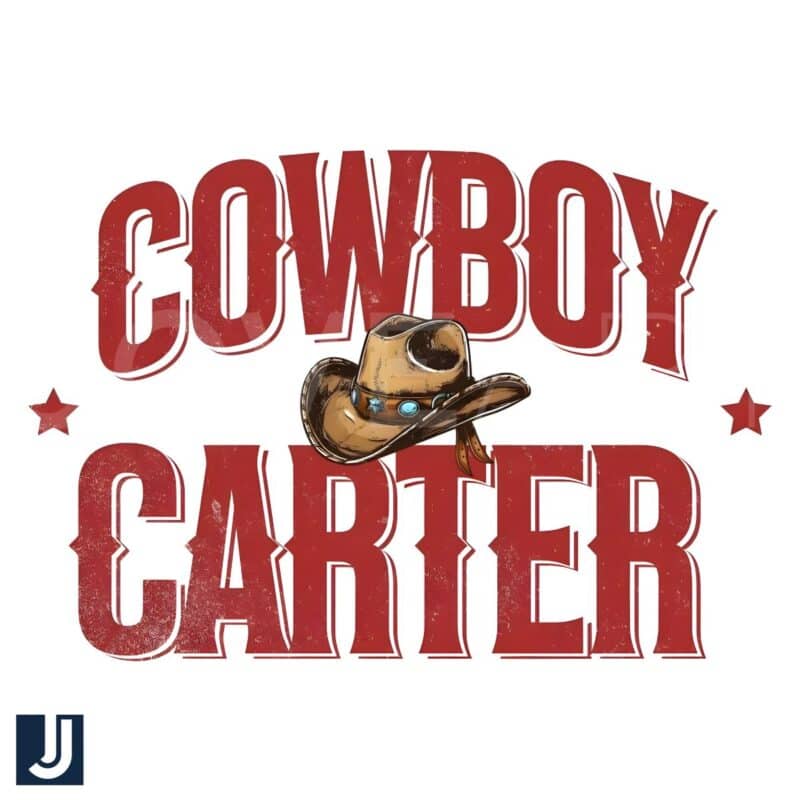 Comfort Colors Cowboy Carter Western Hat PNG