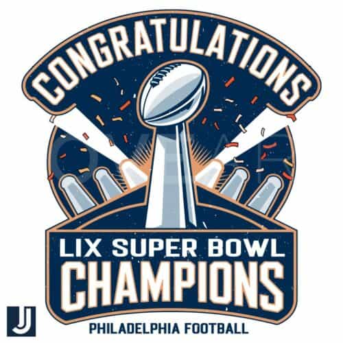 Congrats LIX Super Bowl Champions PNG