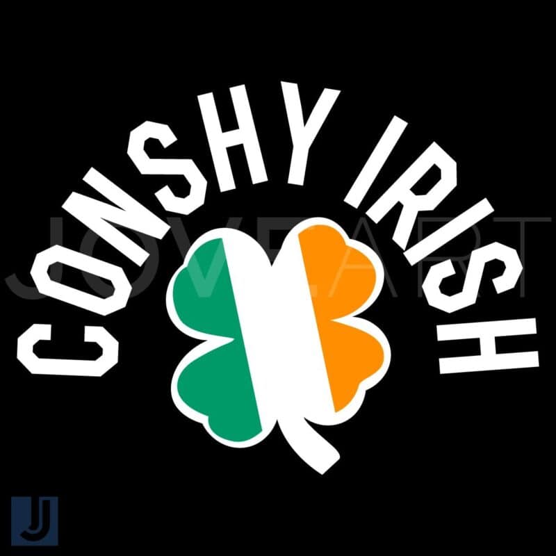 Conshy Irish Shamrock SVG Cut File