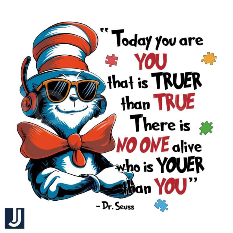 Cool Cat in the Hat Be You Stay True PNG