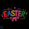 Coquette Bow Crayon Style Easter PNG