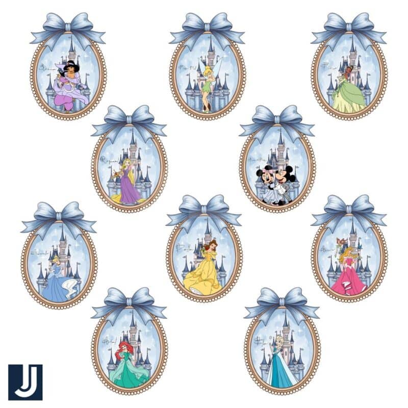 Coquette Disney Princess Mirror Bundle PNG