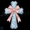 Coquette Faith Cross PNG Design for Stylish Creations