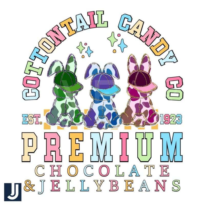 Cotton Tail Candy CO Premium Chocolate Jelly Beans PNG