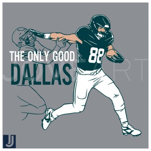 Dallas Goedert The Only Good Dallas for Eagles Fans SVG