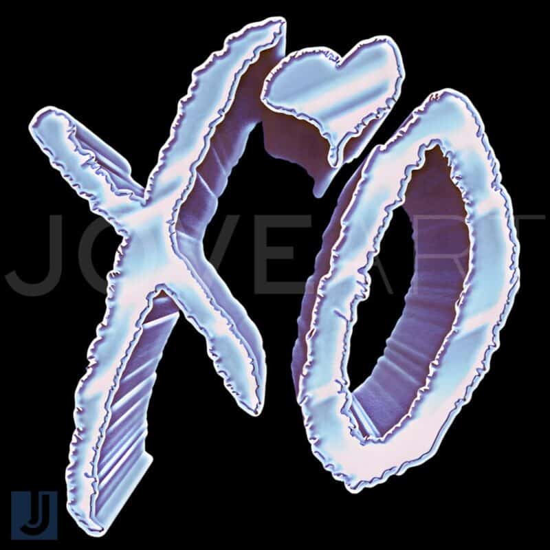 Dawn FM Chrome XO Logo The Weeknd PNG Download