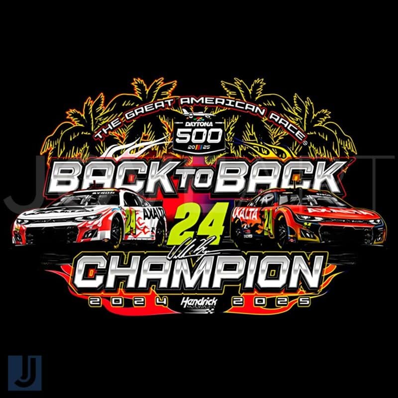 Daytona 500 BacktoBack Champion 202425 PNG