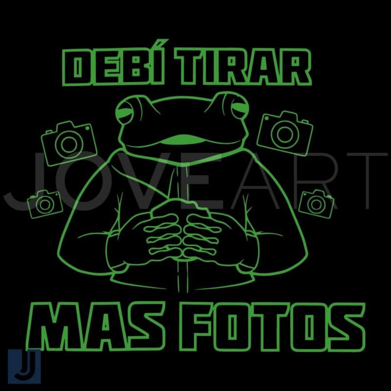 Debi Tirar Más Fotos Neon Frog Bad Bunny Album SVG