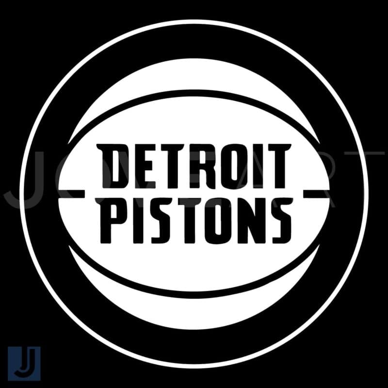 Detroit Pistons Basketball Logo SVG Design