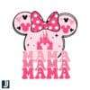 Disney Castle Mama Minnie SVG File for Magical Designs