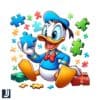 Disney Donald Duck Autism Awareness Puzzle PNG