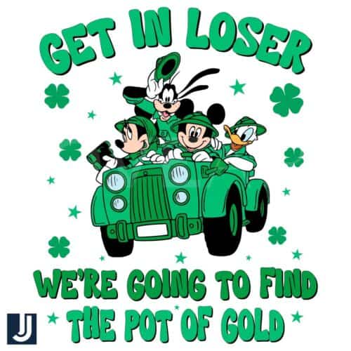 Disney Friends on a Quest for the Pot of Gold PNG