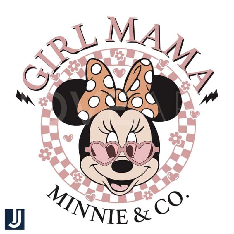 Disney Girl Mama Minnie Co SVG Cut File