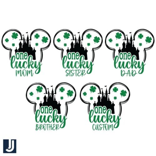 Disney Lucky Family St Patricks Day SVG Bundle