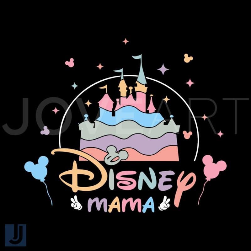 Disney Mama Castle SVG Perfect for Mothers Day