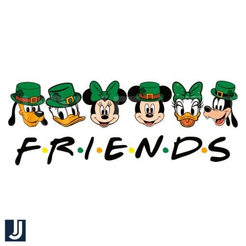 Disney Mickey Friends St Patricks Day PNG