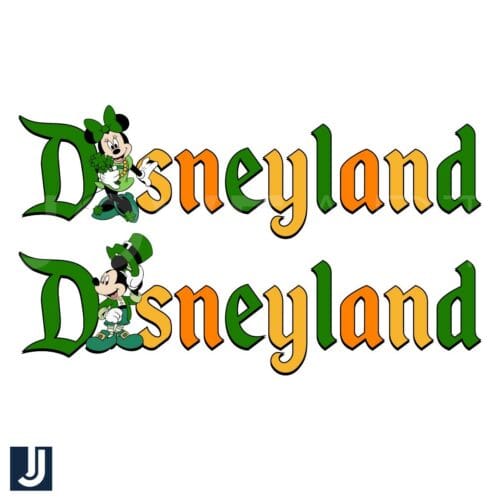 Disney Mickey Minnie Leprechaun PNG for St Patricks Fun